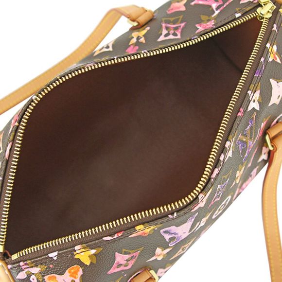 Louis Vuitton Monogam Papillon 26 – DAC Papillon Cylindrical Monogram Leather Pink Brown GM LV